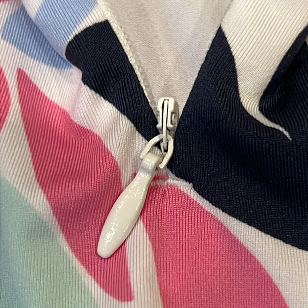 Tommy Bahama Sleeveless Polo Tank Top in White, Pink, Light Blue, Lime, Navy - Picture 9 of 10